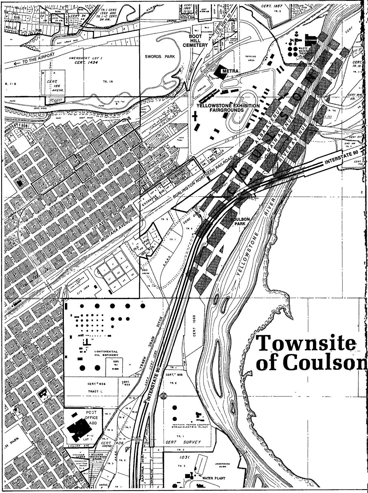 Town site of Coulson